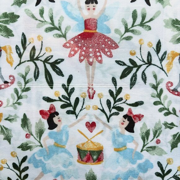 Cupcakes & Cashmere Nutcracker Ballet Cotton Sheet Set - FULL SIZE  all COTTON - Picture 4 of 7